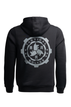 Tactical Wolves Oversize Hoodie Siyah - 2