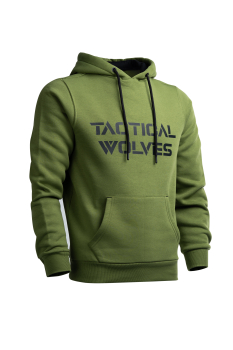 Tactical Wolves Oversize Hoodie Yeşil - 3