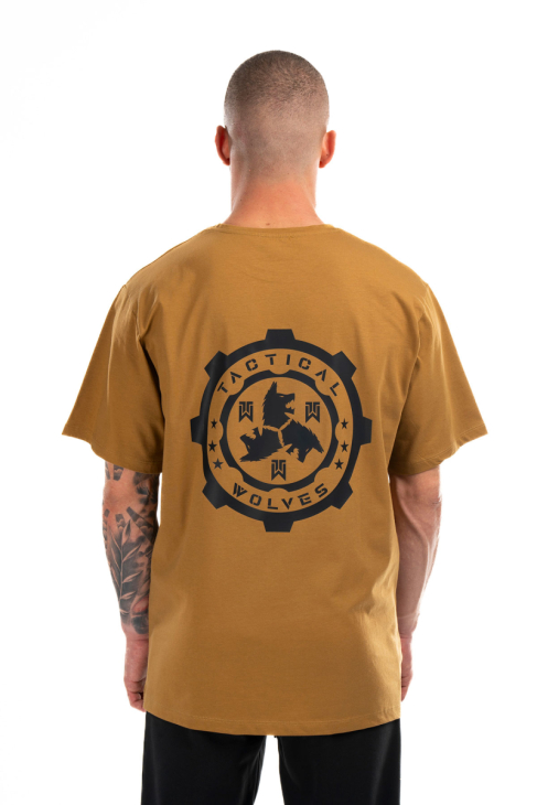 Tactical Wolves Oversize Tshirt Coyote - 5